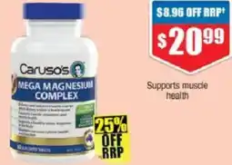 Chemist Warehouse Caruso's mega magnesium complex offer
