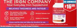 Chemist Warehouse THE RON COMPANY Iron Gummies +Vitamin C offer
