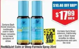 Chemist Warehouse Rest&Quiet Calm or Sleep Formula Spray offer