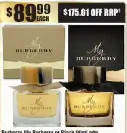 Chemist Warehouse Burberry My Burberry or Black edp offer