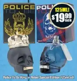 Chemist Warehouse Police To Be King or Rebel Special Edition edt offer