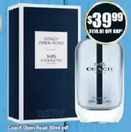 Chemist Warehouse Coach Open Road edt offer