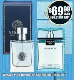 Chemist Warehouse Versace Pour Homme or Eau Fraiche edt offer