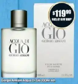 Chemist Warehouse Giorgio Armani Acqua Di Gio edt offer