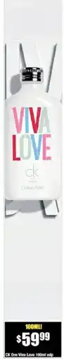 Chemist Warehouse CK One Viva Love edp offer