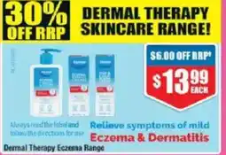 Chemist Warehouse Dermal Therapy Eczema Range offer
