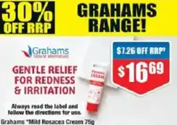 Chemist Warehouse Grahams "Mild Rosacea Cream offer