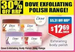 Chemist Warehouse Dove Exfoliating Body Polish offer