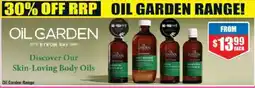 Chemist Warehouse Oil Garden Range offer