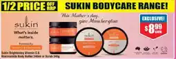 Chemist Warehouse Sukin Brightening Vitamin C & Niacinamide Body Butter or Scrub offer