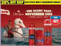 Chemist Warehouse Old Spice Men's Grooming Range offer