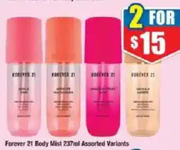 Chemist Warehouse Forever 21 Body Mist 237ml offer
