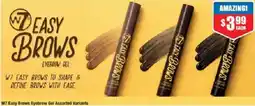 Chemist Warehouse W7 Easy Brows Eyebrow Gel offer