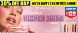 Chemist Warehouse MCOBeauty Ultra Shine Lip Glaze offer