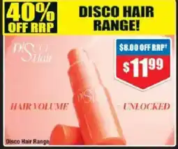Chemist Warehouse Disco Hair Range offer