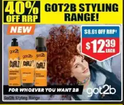 Chemist Warehouse Got2b Styling Range offer