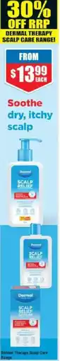 Chemist Warehouse Dermal Therapy Scalp Care Range offer