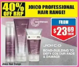 Chemist Warehouse Joico Hair Range offer