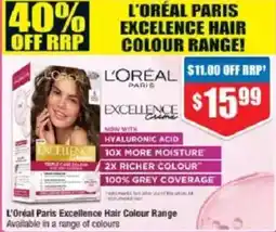 Chemist Warehouse L'Oréal Paris Excellence Hair Colour Range offer