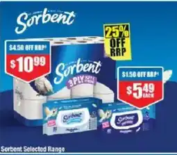 Chemist Warehouse Sorbent Selected Range offer