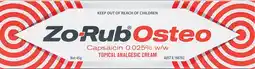 Pharmacy Best Buys Zo-Rub Osteo Topical Analgesic Cream offer