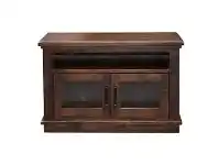 LivingStyles Artemis Pine Timber 2 Door TV Unit, 100cm offer