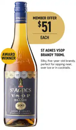 Dan Murphy's St agnes vsop brandy offer