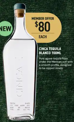 Dan Murphy's Cinca tequila blanco offer