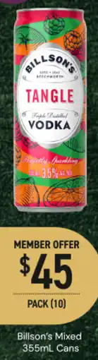 Dan Murphy's Billsons mixed cans offer