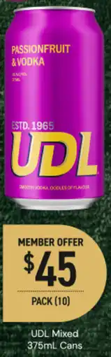 Dan Murphy's Udl mixed cans offer