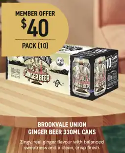Dan Murphy's Brookvale union ginger beer cans offer