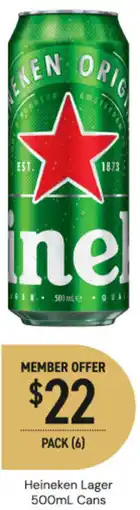 Dan Murphy's Heineken lager cans offer