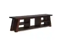 LivingStyles Showa Mahogany Timber TV Unit, 190cm, Chocolate offer