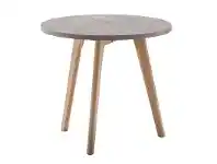 LivingStyles Raakel Concrete Look Round Side Table offer