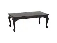 LivingStyles Queen Ann Mahogany Timber Coffee Table, 120cm, Chocolate offer