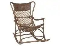 LivingStyles Filton Rattan Rocking Chair, Antique Brown offer