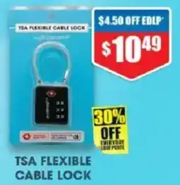Chemist Warehouse Tsa flexible cable lock offer