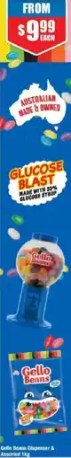 Chemist Warehouse Gello Beans Dispenser & Assorted offer