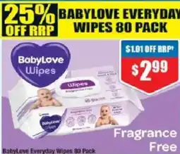 Chemist Warehouse BabyLove Everyday Wipes offer