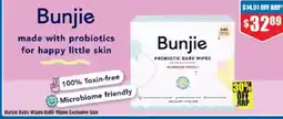 Chemist Warehouse Bunjie Baby Wipes offer