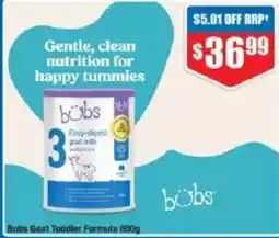 Chemist Warehouse Bubs Goat Toddler Formula offer
