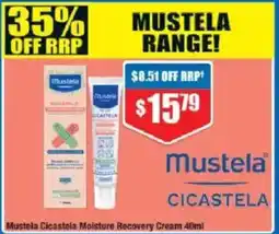 Chemist Warehouse Mustela Cicastela Moisture Recovery Cream offer