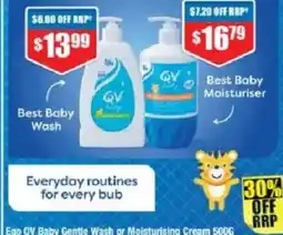 Chemist Warehouse Ego QV Baby Gentle Wash offer