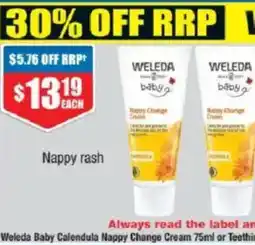 Chemist Warehouse Weleda Baby Calendula Nappy Change Cream offer