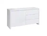 LivingStyles Whitney Wooden 1 Door 3 Drawer 140cm Sideboard offer