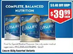Chemist Warehouse Ensure Assorted Variants offer