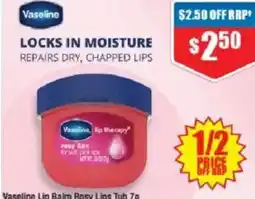 Chemist Warehouse Vaseline Lip Balm Rosy Lips Tub offer
