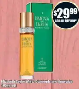 Chemist Warehouse Elizabeth Taylor White Diamonds and Emeralds edt offer