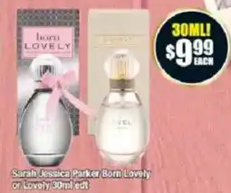 Chemist Warehouse Sarah Jessica Parker Born Lovely or Lovely edt offer