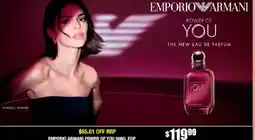 Chemist Warehouse emporio armani power of you edp offer